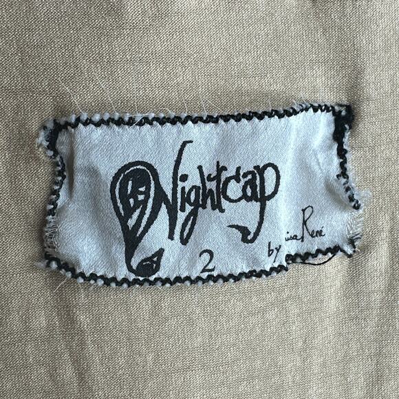 Vintage Y2k Nightcap Rare Black Lace Mock Neck Tank Top Sz 2 Small Whimsigoth - Picture 14 of 16